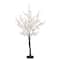 4ft. Pre-Lit Blossoming Pink Artificial Cherry Tree with Warm White LED Lights